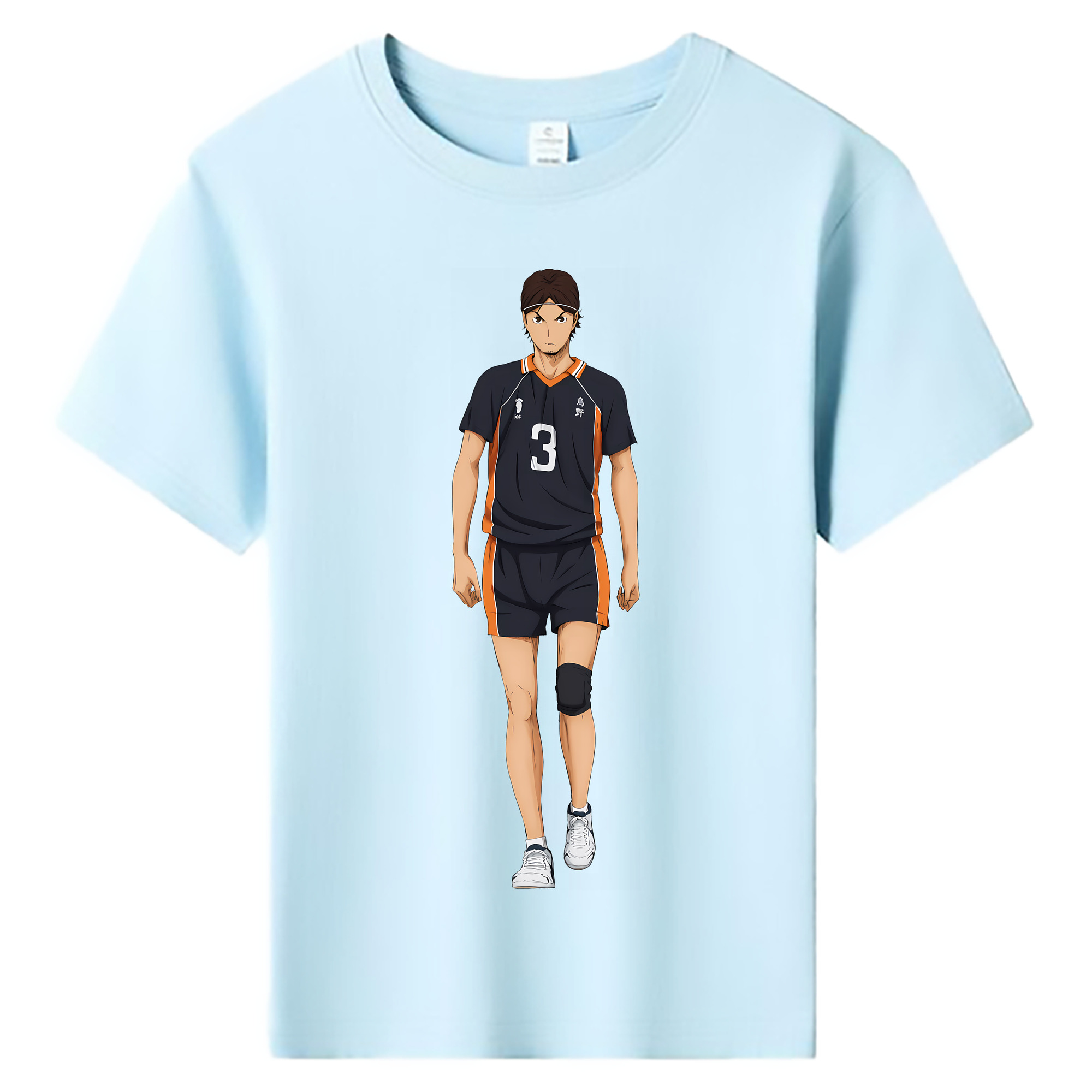 （画像用） ハイキュー!! Haikyu!! 綿100％キッズTシャツ（フロントプリント）